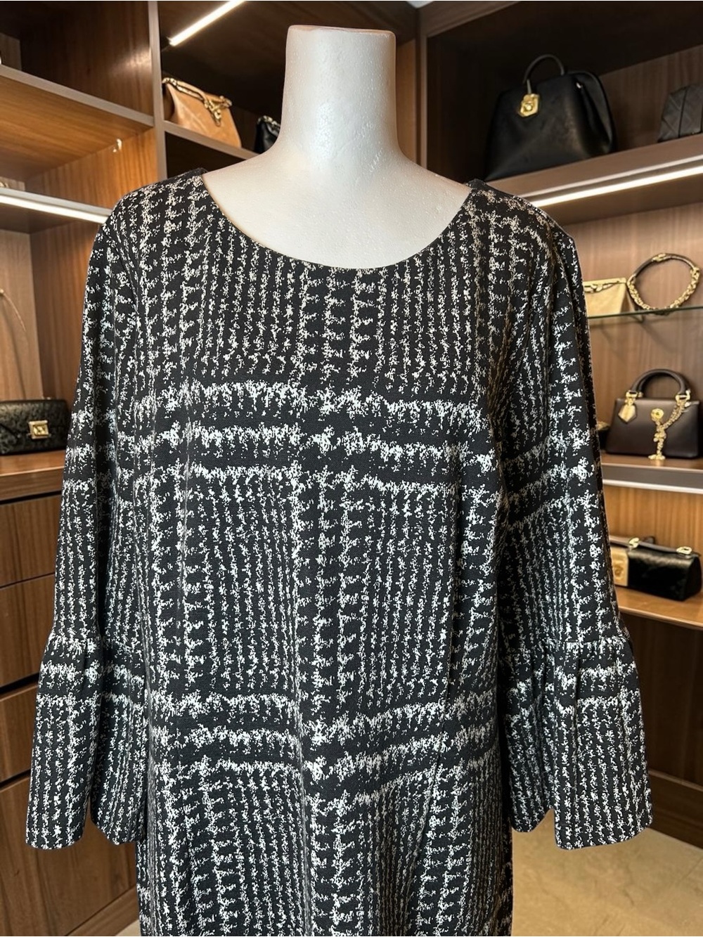 Talbots Bell Sleeve Dress Size 16 - Picture 3 of 11